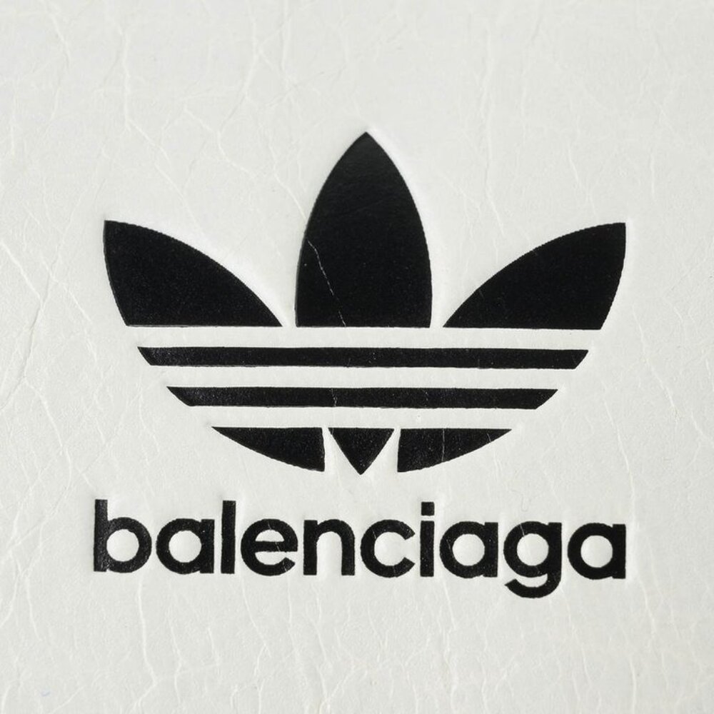 Balenciaga Trifold Wallet Adidas White - Picture 8 of 9